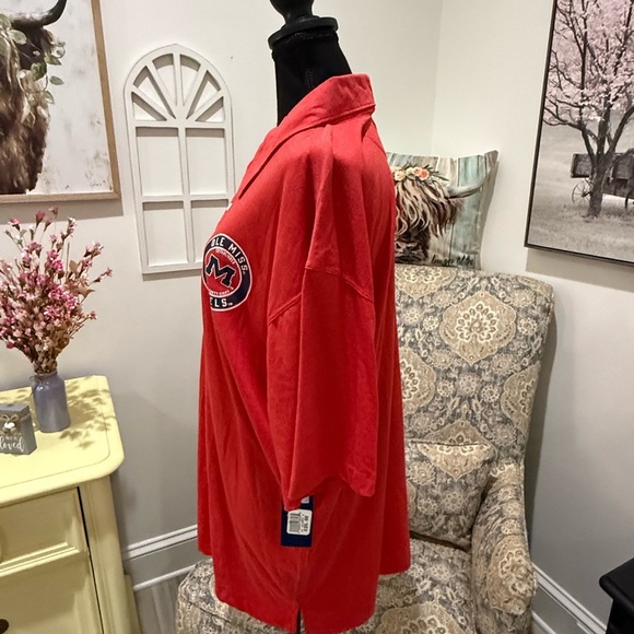Ole Miss Pro Edge Red Polo Shirt - Picture 7 of 8